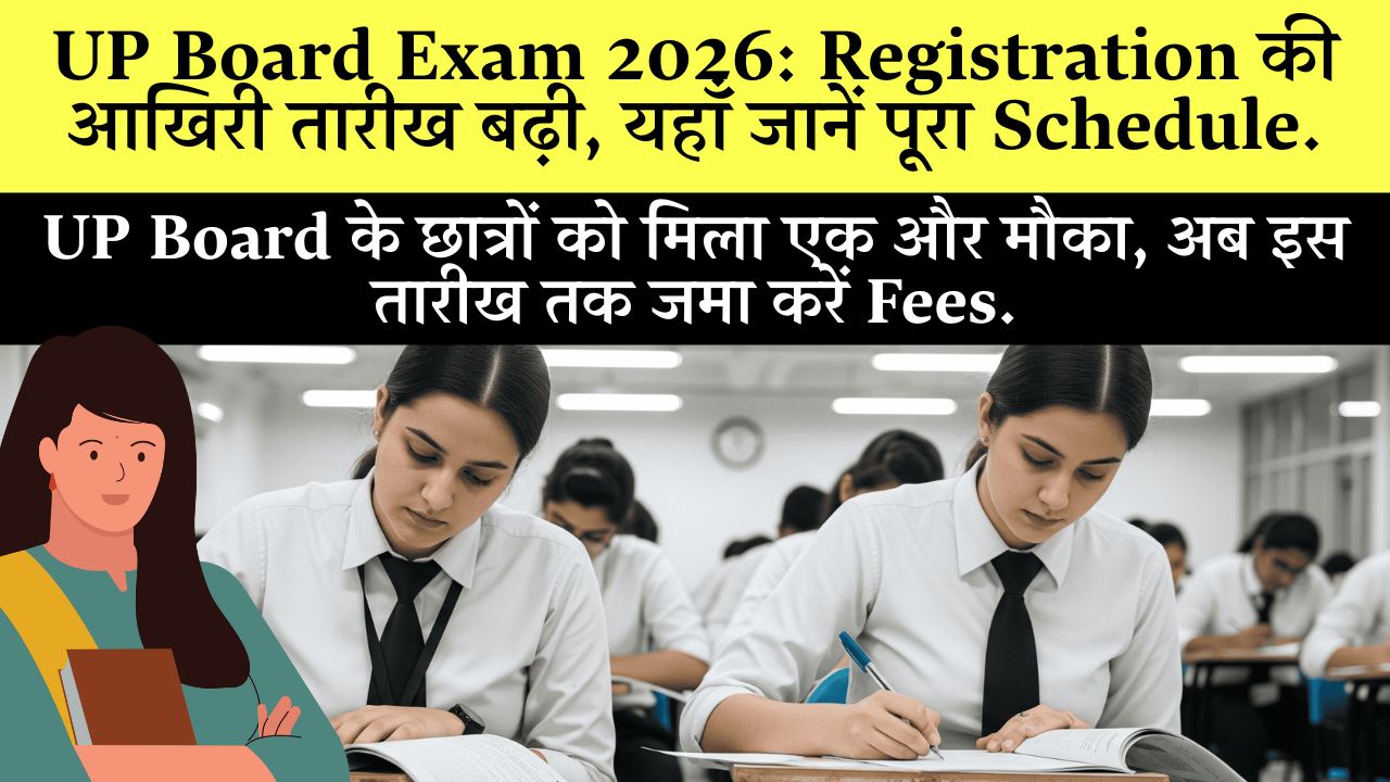 Up Board Exam 2026 Registration Last Date Extended