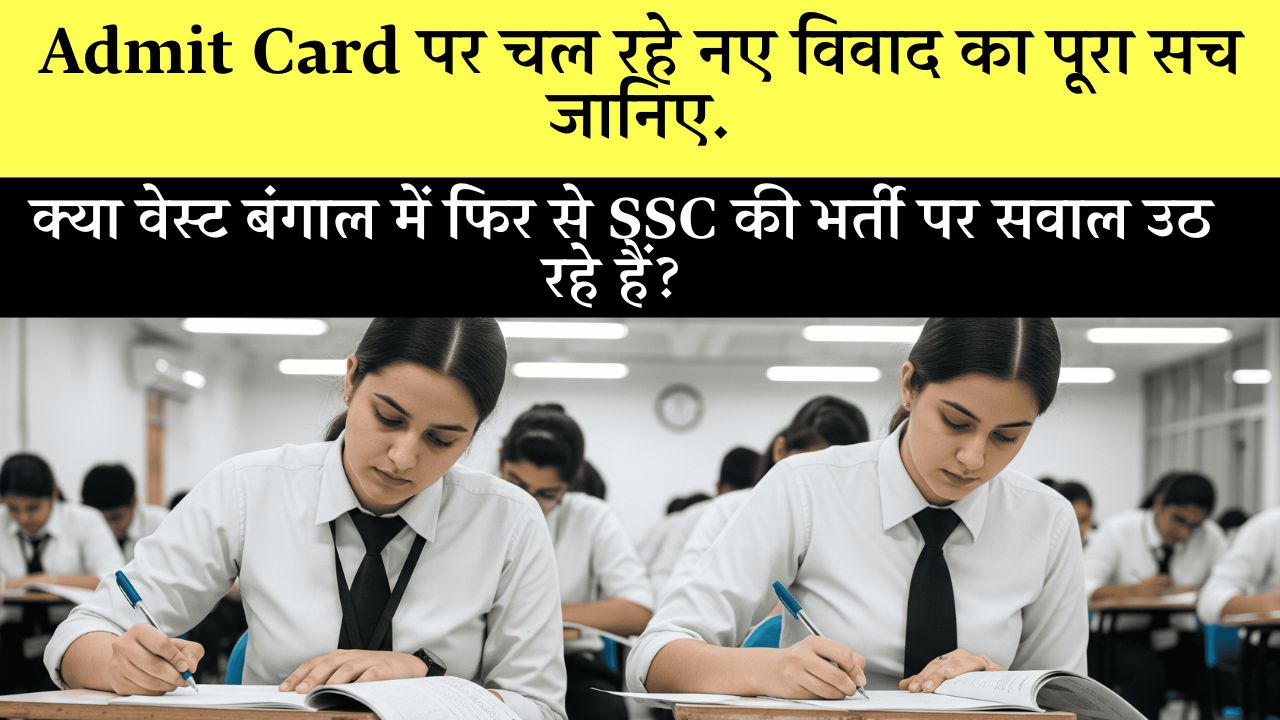 West Bengal SSC Slst Admit Card Scam 2025