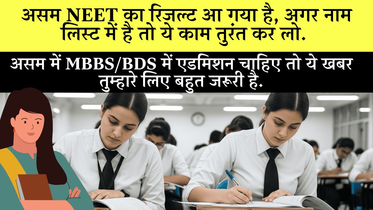 Assam NEET Counselling 2025 Round 1 Result