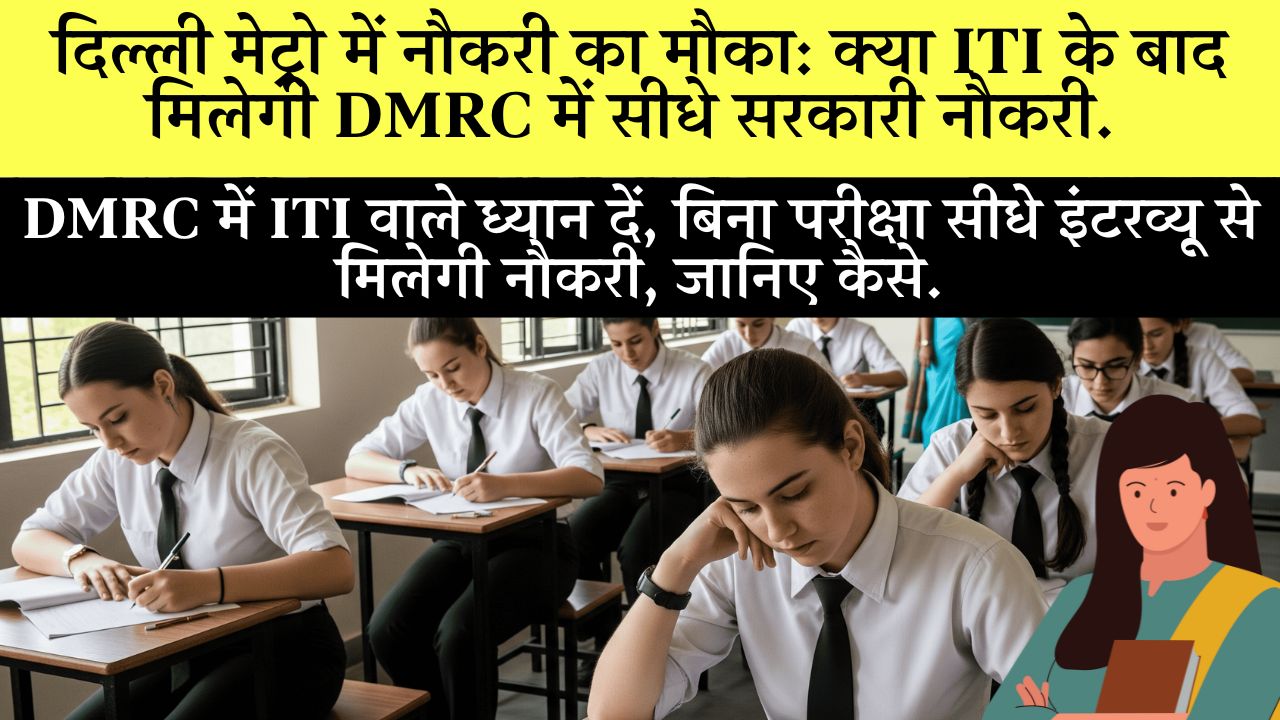 Dmrc Recruitment 2025 Iti Jobs In Delhi Metro