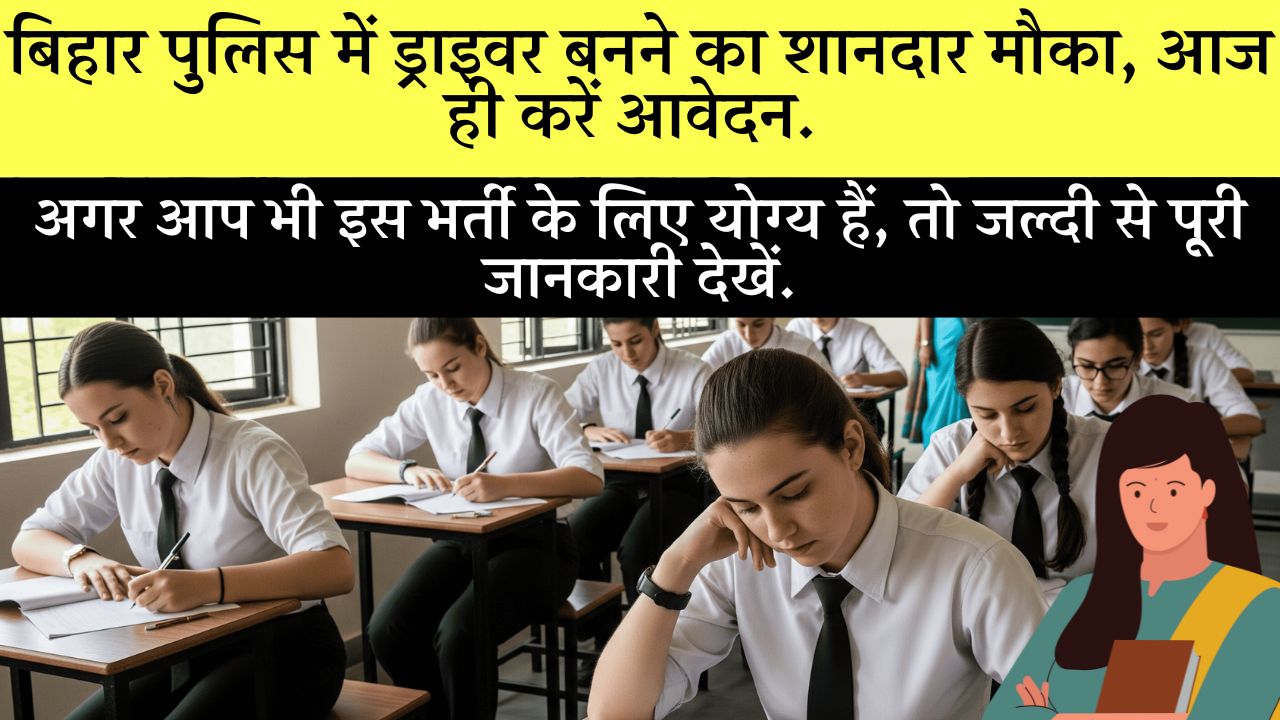 Bihar Police Constable Driver Recruitment 2025 Details