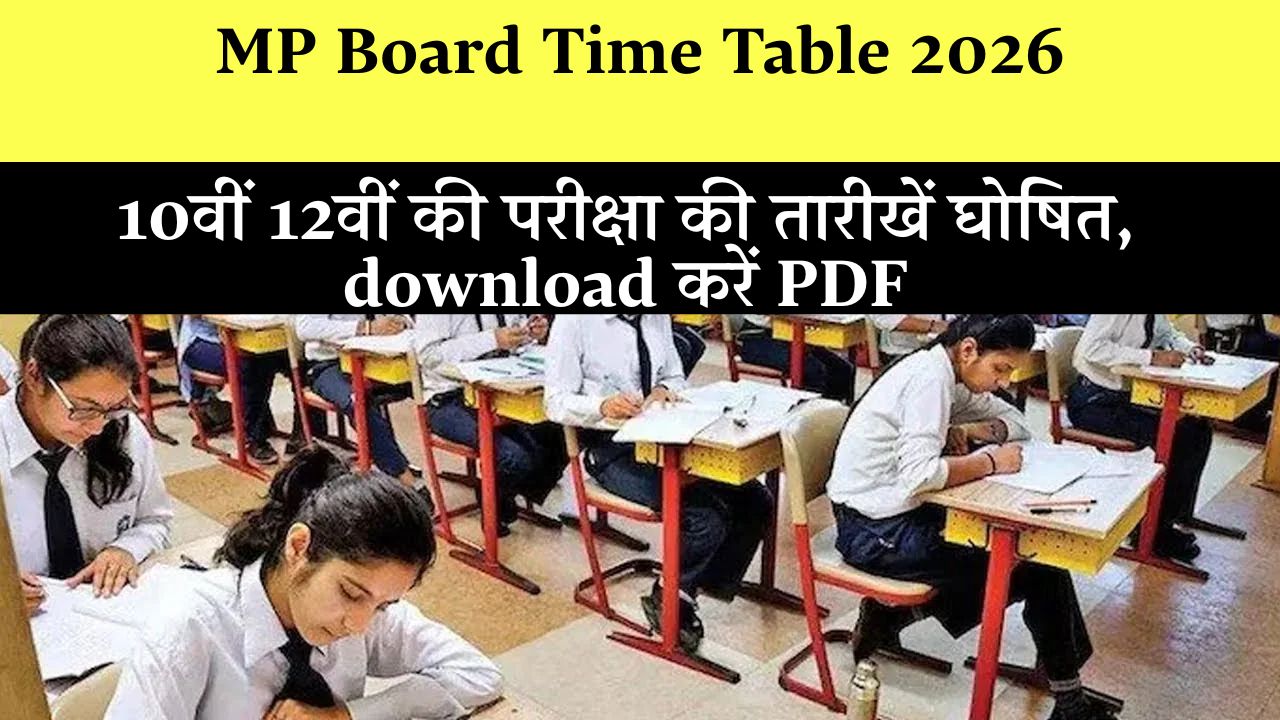 Mp Board Exam 2026 Schedule Practical Pre Board