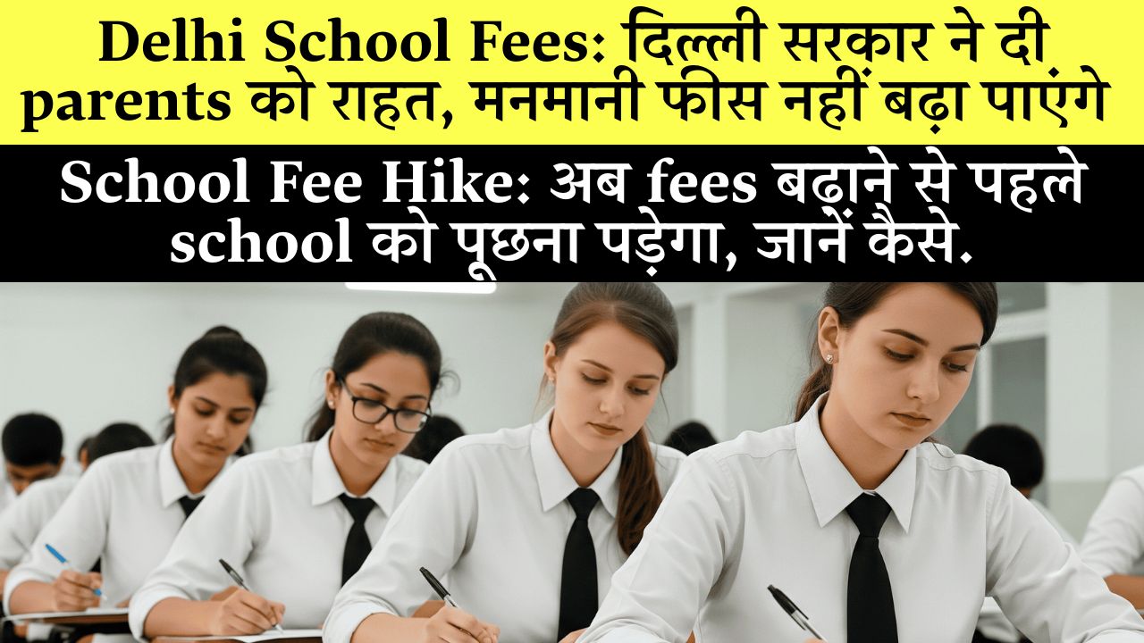 Delhi School Fee Hike Law For Private Schools